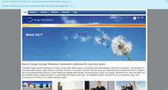 Desktop Screenshot of boschenergystoragesolutions.com